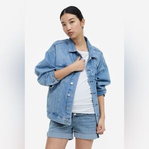 MAMA denim shorts